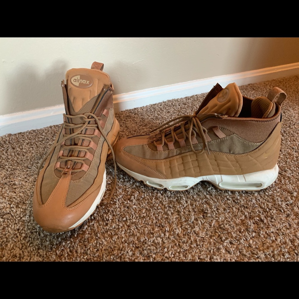 Wheat AirMax shoes size 13